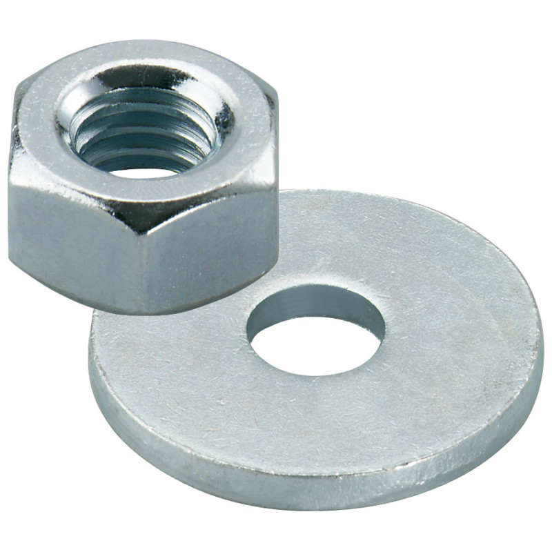 fischer Nakrętki i podkładki M 10 stal nierdzewna