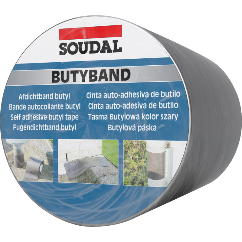 Taśma butylowa uszczelniająca Soudal Butyband 15cm