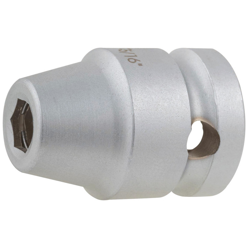 fischerNakładka z kluczem nasadowym TX, Gniazdo 1/2" rozmiar 17 i adapter 5/16"