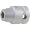 fischerNakładka z kluczem nasadowym TX, Gniazdo 1/2" rozmiar 17 i adapter 5/16"