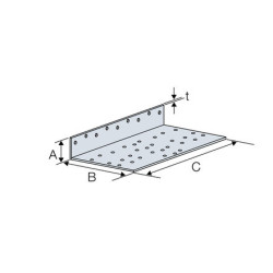 Złącza kątowe do szkieletu drewnianego AB6983 / AB36125 / AB3560 - Simpson Strong-Tie