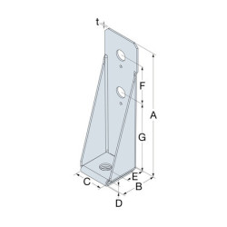 Złącze kotwiące HD3B - Simpson Strong-Tie