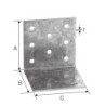 Złącza kątowe perforowane ANP A4 ANP256660S - Simpson Strong-Tie
