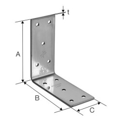 Złącze kątowe perforowane A4 ABB40390S - Simpson Strong-Tie
