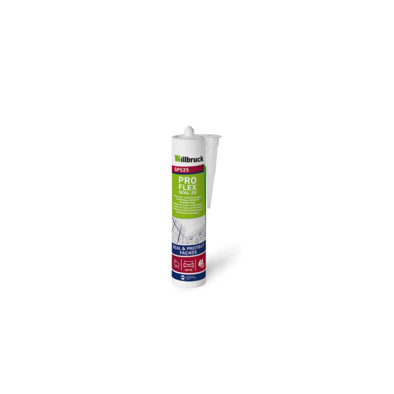 Uszczelniacz budowlany SP525 - illbruck - czarny, 600 ml